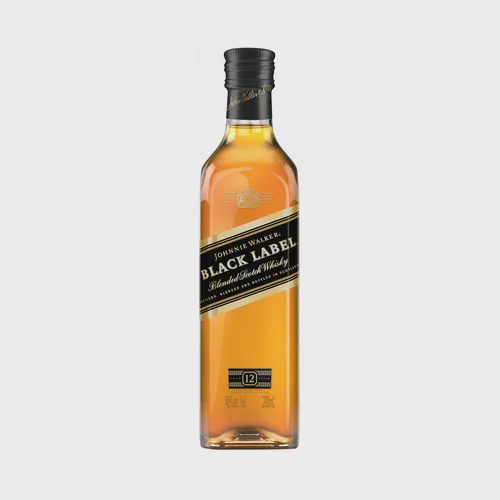 JOHNNIE WALKER Black label Whisky blended escocés 12 años 20 cl.