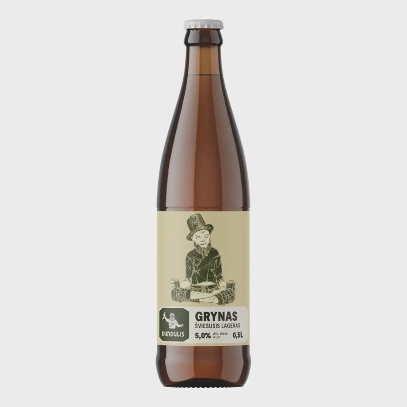 Šviesusis alus GRYNAS LAGER, 5 %, 0,5 l