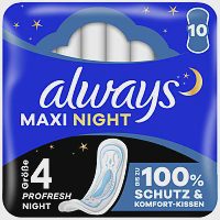Always Maxi Night 10 Τεμάχια