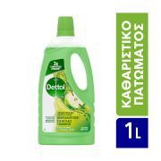 DETTOL Power & Fresh Καθαριστικό Πατώματος Αντιβακτηριαδιακό Πράσινο Μήλο 1lt