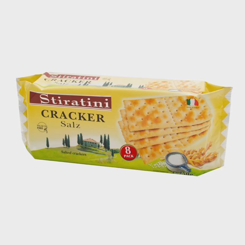 Druska apibarstyti krekeriai SNACKLINE, 250 g