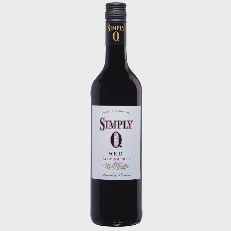 Nealkoholinis raudonasis vynas 0, 0,75 l