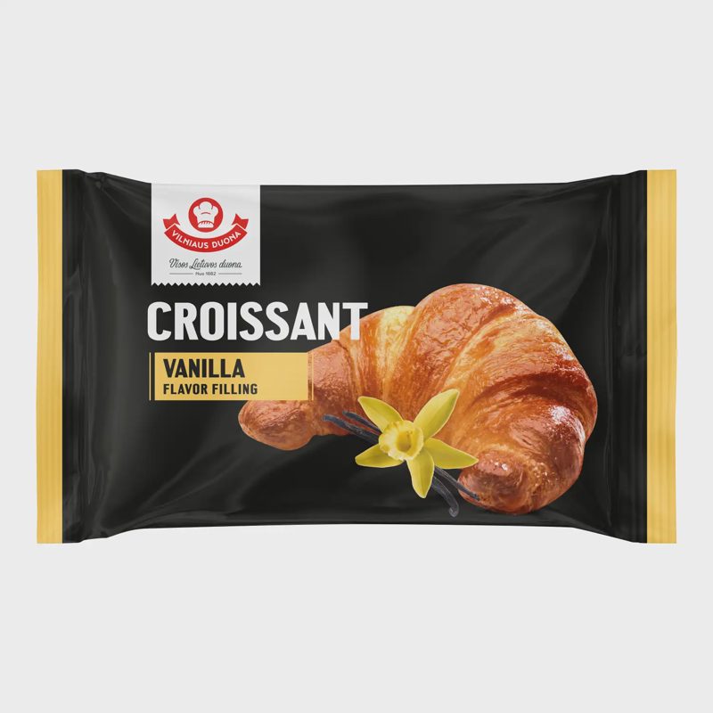 Kruasanas su vanilės įd. VILNIAUS DUONA, 60 g
