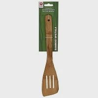Chef Basic Σπάτουλα Διάτριτη Bamboo 30cm