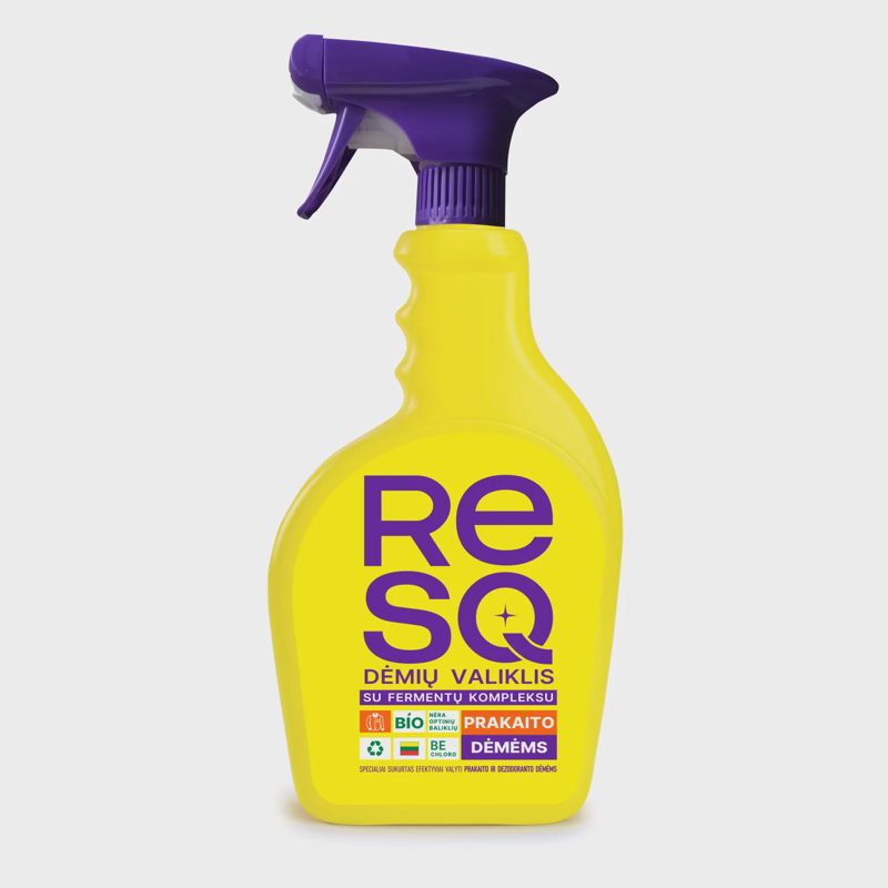 Prakaito ir dezod. dėmių valiklis RESQ, 450ml