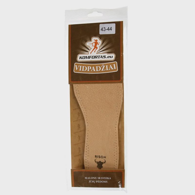 Vidpadžiai odiniai rudi W-01S 43-44