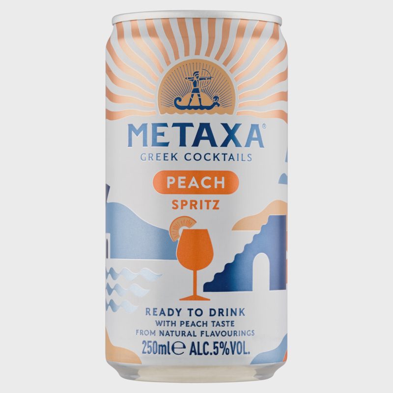 Metaxa Peach Spritz Ready To Drink 250ml