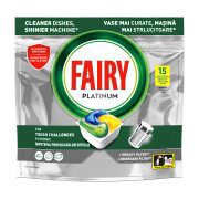 Fairy Platinum Ταμπλέτες Πλυντηρίου Πιάτων Λεμόνι 15τεμ