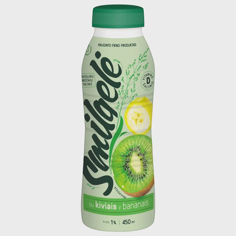R. pieno prod. SMILGELĖ su kiv. ban., 450 ml