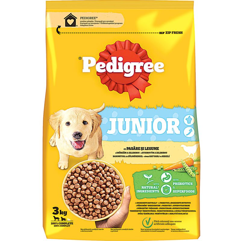 PEDIGREE JUNIOR SZÁRAZ KUTYAELEDEL