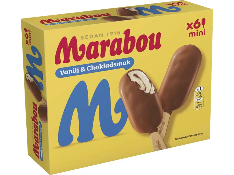 Glass vanilj & choklad mini
