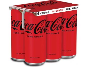 Coca-Cola Zero 5+1 gratis 0,33 L