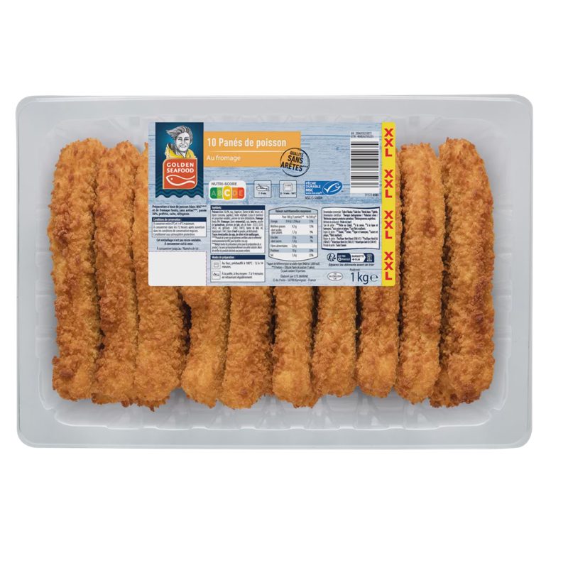 10 PANÉS DE POISSON