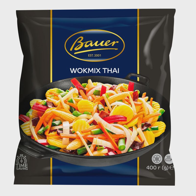 Daržovių miš. BAUER WOK THAI, šald., 400 g