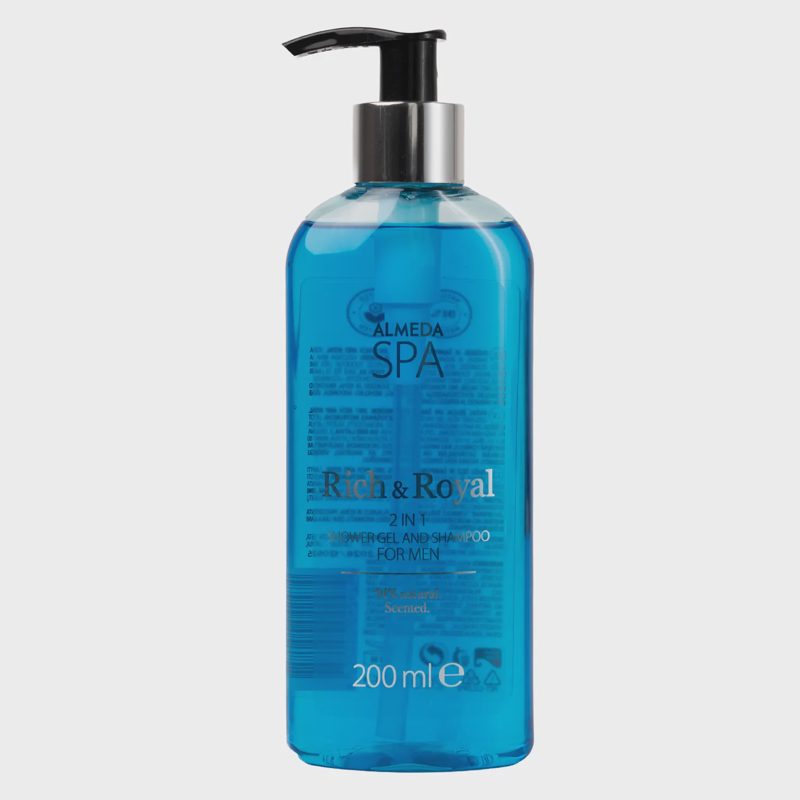 D. želė ir šamp. vyr. ALMEDA SPA 2in1, 200 ml
