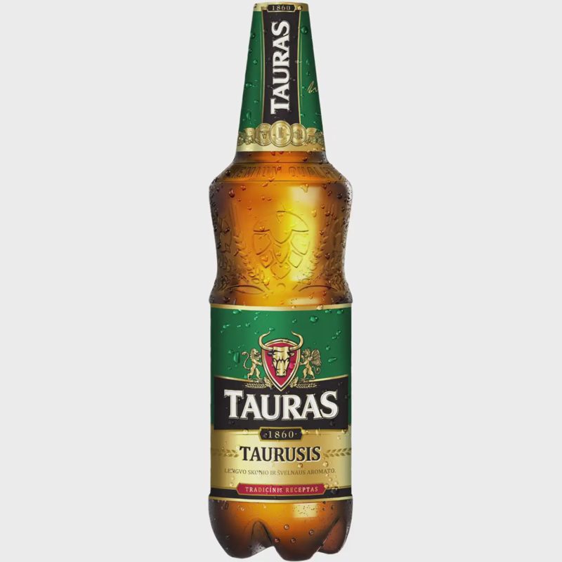 Šviesusis alus TAURAS TAURUSIS, 4,8 %, 1 l