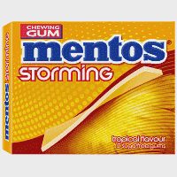Mentos Τσίχλες Storming Tropical 30τεμ