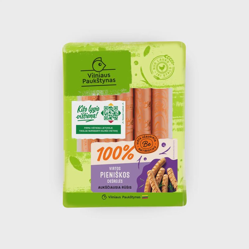 Virtos pien. dešrel. VP BE ANTIBIOTIKŲ, 250 g