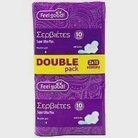 Feel Good! Σερβιέτες Ultra Plus Super Double Pack 20 τεμ
