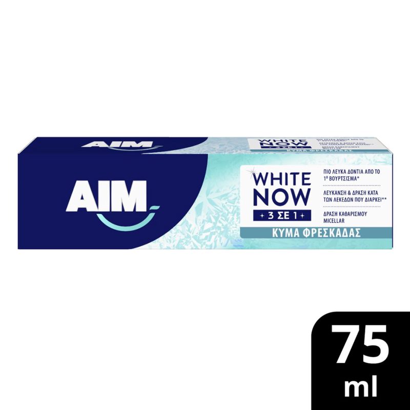 ΑΙΜ Οδοντόκρεμα White Now Fresh Kiss 75ml