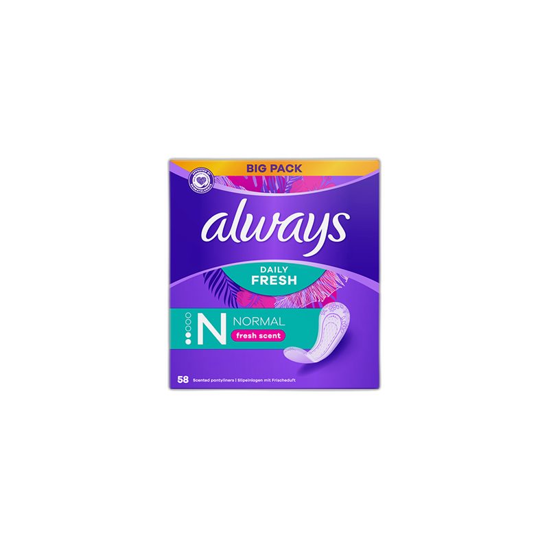 Always Dnevni ulošci normal 58 kom