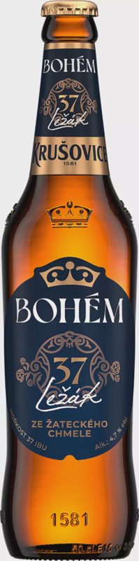 Krušovice Bohém pivo ležák světlý 0,5l