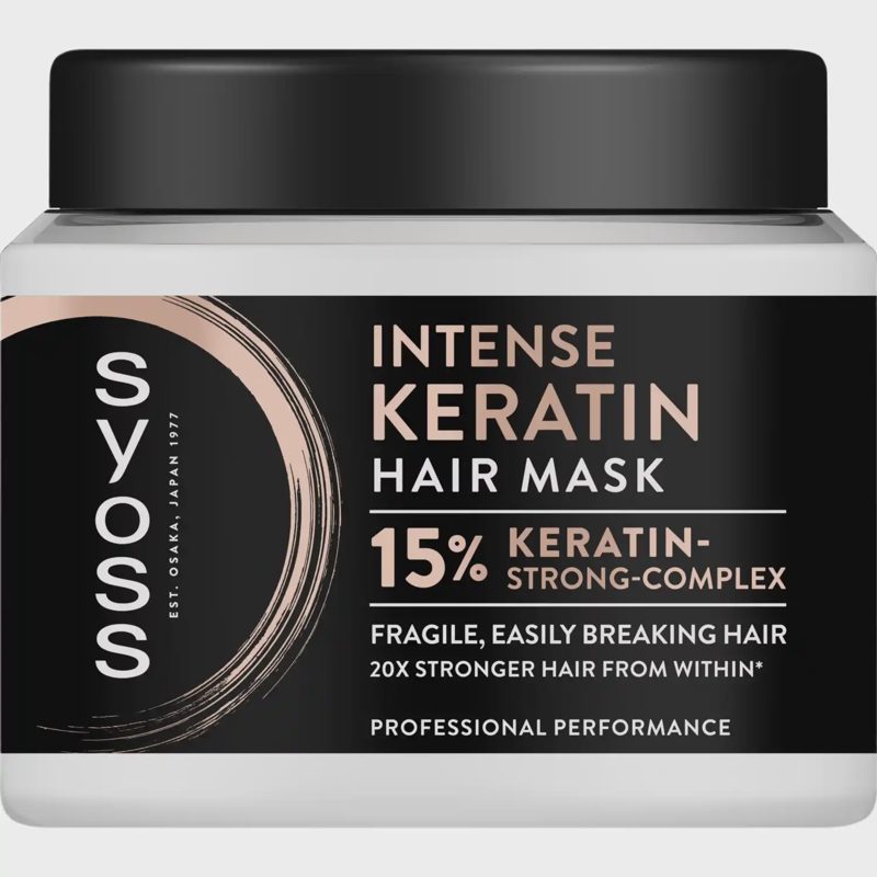 Plaukų kaukė SYOSS KERATIN INTENSIVE, 400 ml