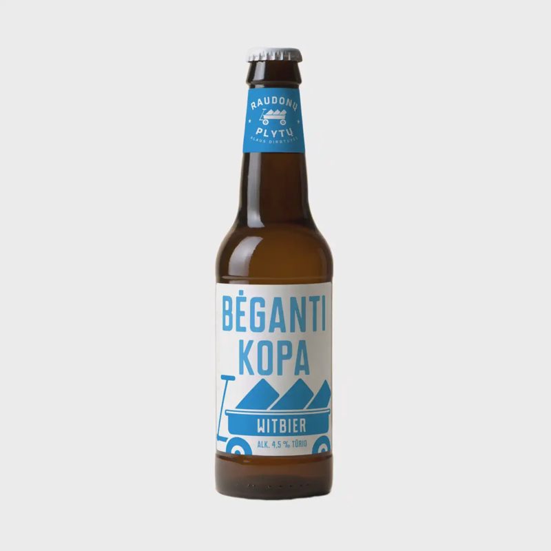 Alus BĖGANTI KOPA, 4,5 %, 0,33 l butelis