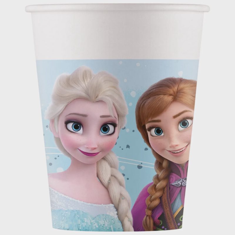 Popier. puodeliai FROZEN FSC, 200 ml, 8 vnt.