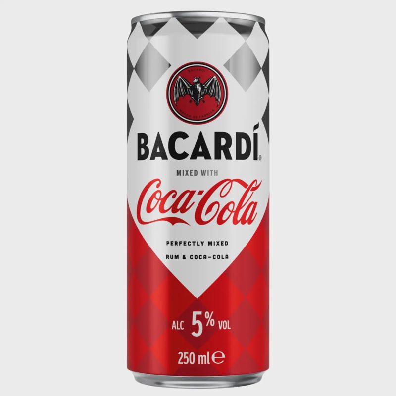 Alk. kok. BACARDI & COCA-COLA, 5 %, 0,25 l