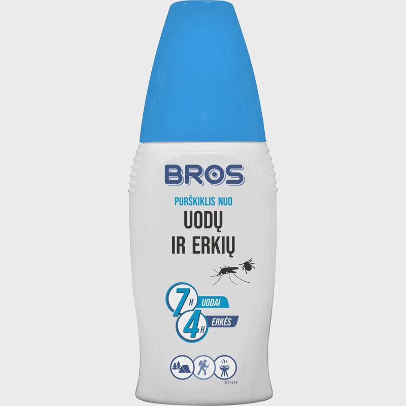 Purškiklis nuo uodų ir erkių BROS, 100ml
