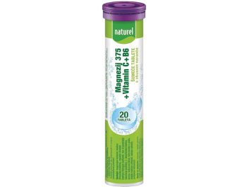 Naturel šumeće tablete magnezij 375+vitamin C+B6 80 g