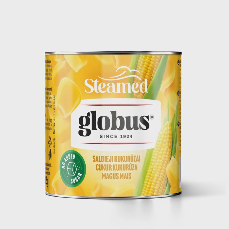 Kons. saldieji kukurūz. GLOBUS, 340 g / 285 g