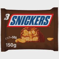 Snickers Σοκολάτα Γεμιστή 50gr 3τεμ