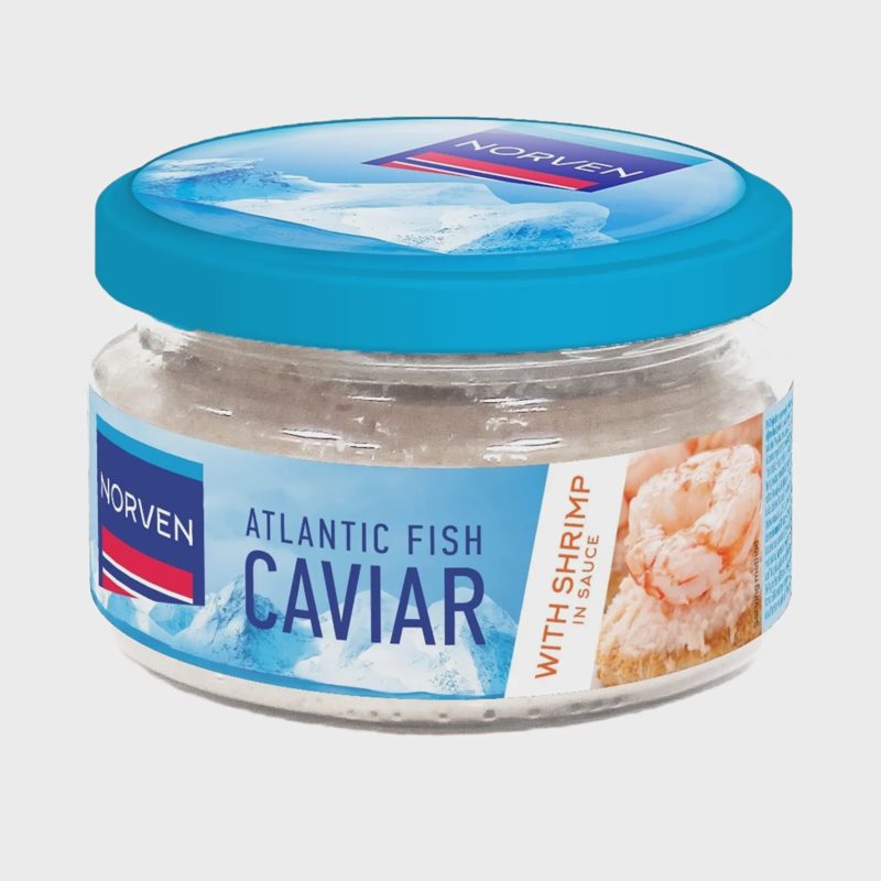 Ikrų užtepėlė su krevet. padaže NORVEN, 160 g