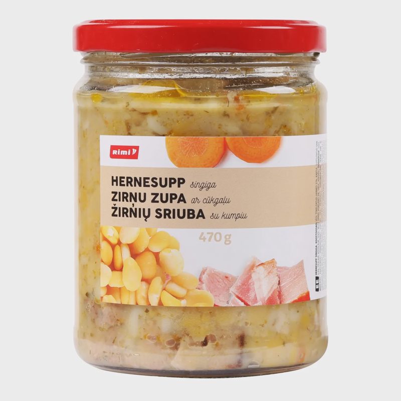 Žirnių sriuba su kumpiu RIMI EXPRESS, 470 g