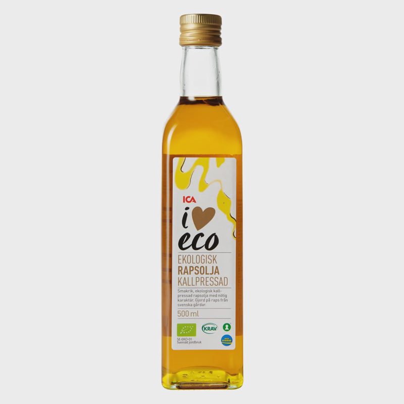 Ekologiškas rapsų aliejus I LOVE ECO, 500ml