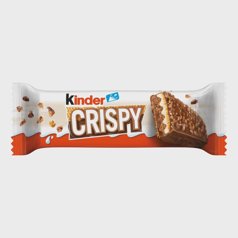 Šokoladinis batonėlis KINDER CRISPY, 34,5 g