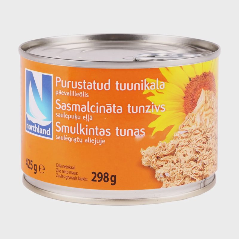 Smulkin.tunas aliejuje Northland, 425 g