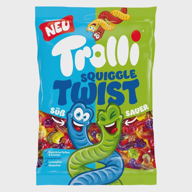 Guminukai susipynę kirminai TROLLI, 175 g