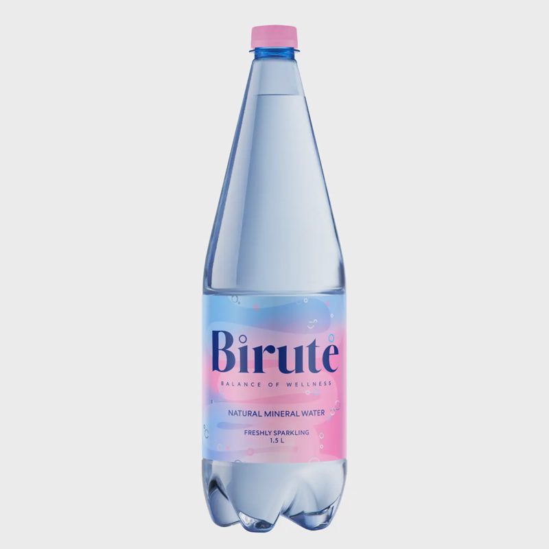 Gaz.natūral. mineralinis vanduo BIRUTĖ, 1,5l