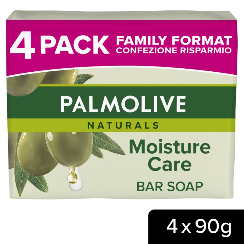 Palmolive Natural Olive Σαπούνι 4x90gr