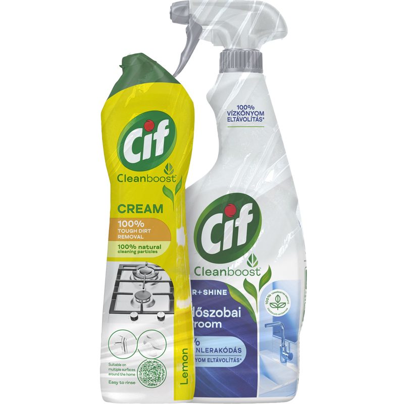 CIF VÍZKŐOLDÓ SPRAY + CIF LEMON SÚROLÓSZER