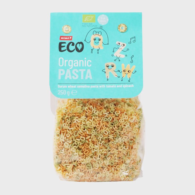 Ekol. mak. RIMI ECO TROCOLOR ALPHABET, 250 g