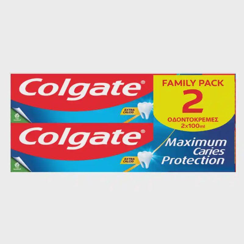 Colgate Protection Caries Οδοντόκρεμα 2 Pack 100ml