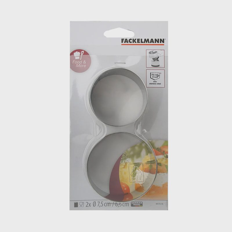 2 desertų / užkandžių žiedai FACKELMANN