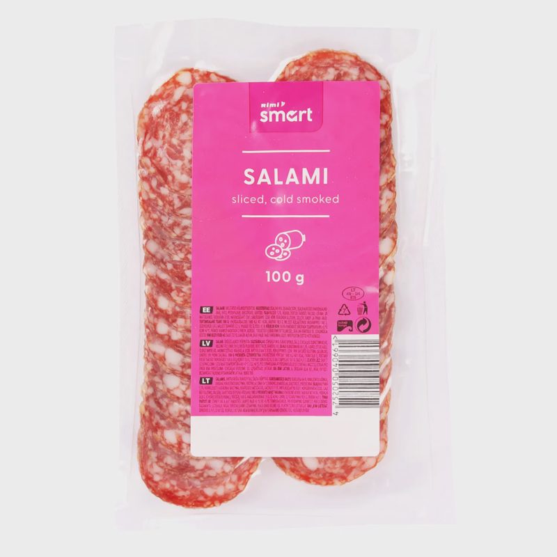 Šaltai rūkytas saliamis RIMI SMART, 100 g