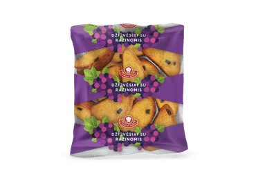 Džiūvėsiai su razinomis VILNIAUS DUONA, 250g