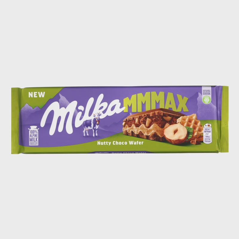 Milka Nutty Choco Wafer Chocolate 270g