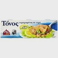 My Gusto Τόνος Τεμαχισμένος Σε Νερό 3x95gr (Στρ.Βαρ.204gr)